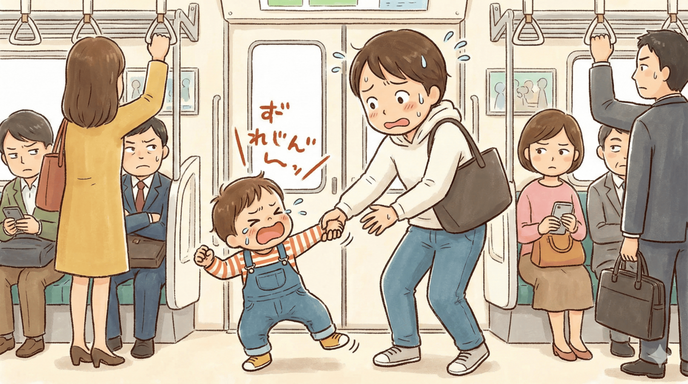 電車内や小児科